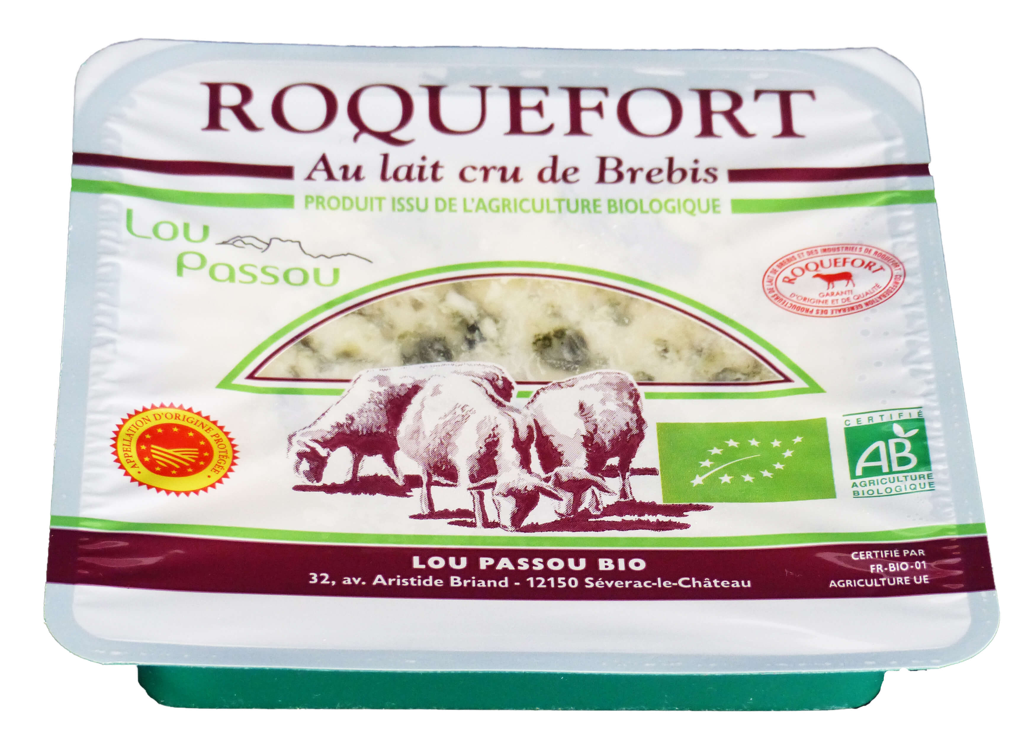 Fromagerie Lou Passou Roquefort AOP bio 100g